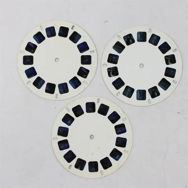 Lot Of 3 View-Master Europe Reels Cannes C 1862 Vienna C 6482 Italy C 0801
