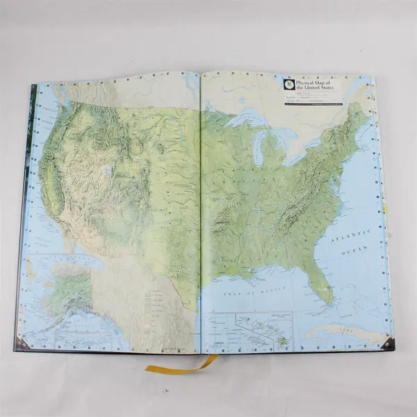 National Geographic Atlas of the World Eighth Ed Hardcover Sleeve 2005