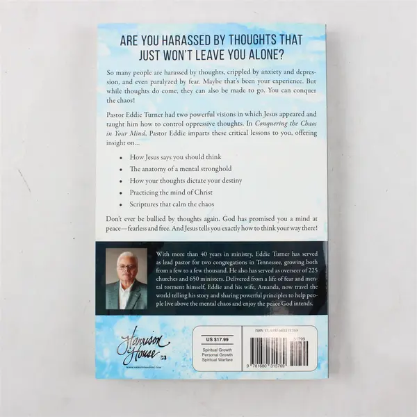 Conquering the Chaos in Your Mind Finding Freedom Eddie Turner 2021 PB Good