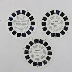 Lot Of 3 View-Master USA Reels New Orleans A 9461 Miami A 9633  SC A 9052
