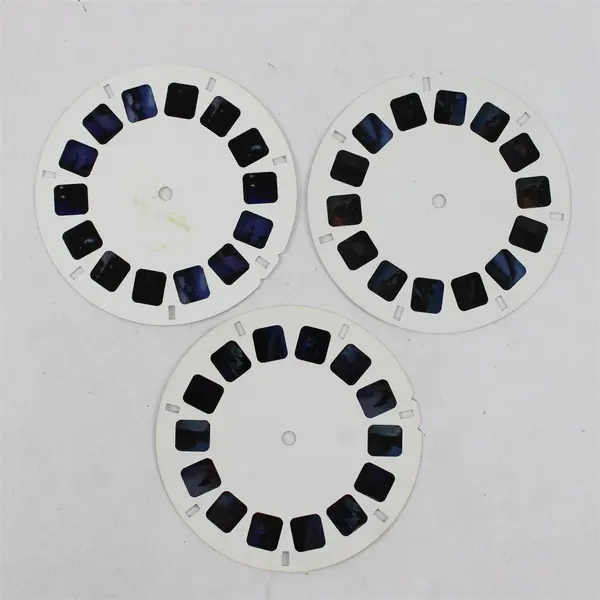 Lot Of 3 View-Master USA Reels New Orleans A 9461 Miami A 9633  SC A 9052