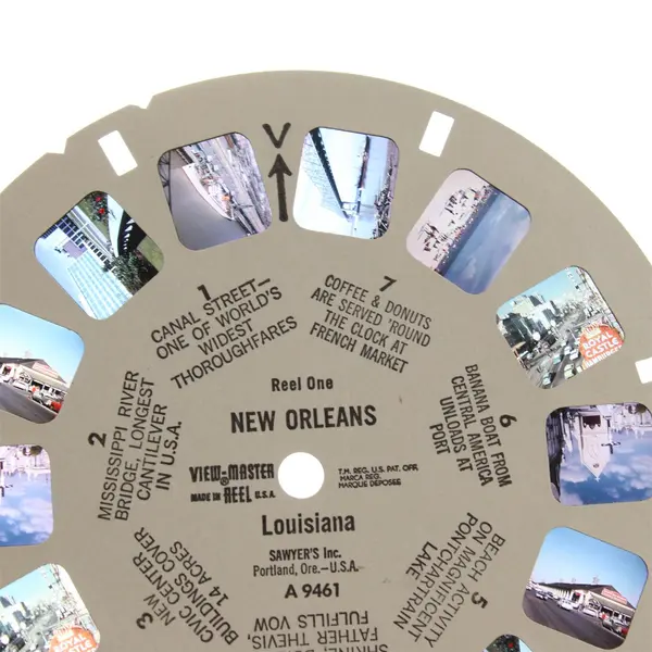Lot Of 3 View-Master USA Reels New Orleans A 9461 Miami A 9633  SC A 9052