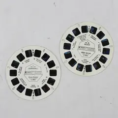 Lot Of 2 View-Master Great Britain Reels Devon C 2941 Cornwall C 2852