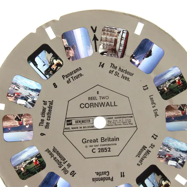 Lot Of 2 View-Master Great Britain Reels Devon C 2941 Cornwall C 2852