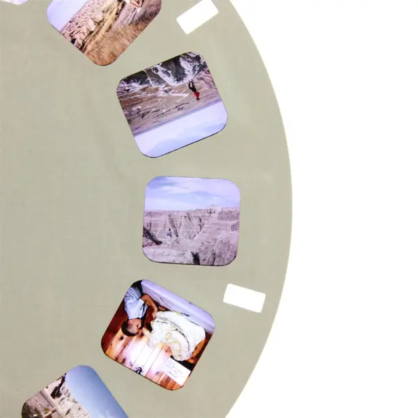 Lot of 2 View-Master Badlands Natl Monument Glacier Natl Park A4891 A2961