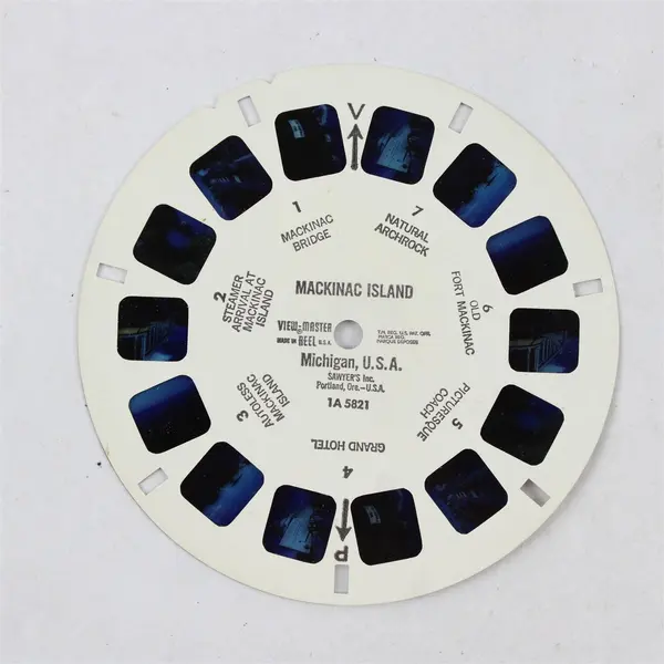 Vintage View-Master Mackinac Island Michigan Single Reel 1A 5821