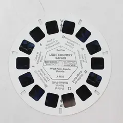 Vintage View-Master A9832 Lion Country Safari Reel 2 West Palm Beach Florida