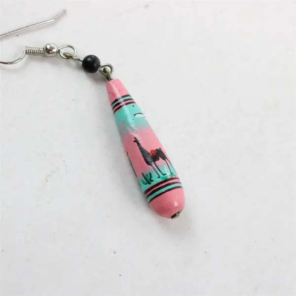 Vintage Handmade Southwestern Tribal-Style Dangle Earrings