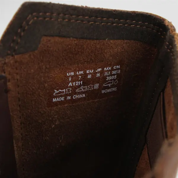 Timberland Whittemore A12I1 Womens Brown Leather Mid-Calf Zip Boots 9