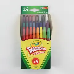 Crayola Mini Twistables Crayons 24 Pack Set
