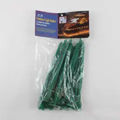 25 Outdoor Light Stakes, Adams Party Lighters from 1995, Green - New