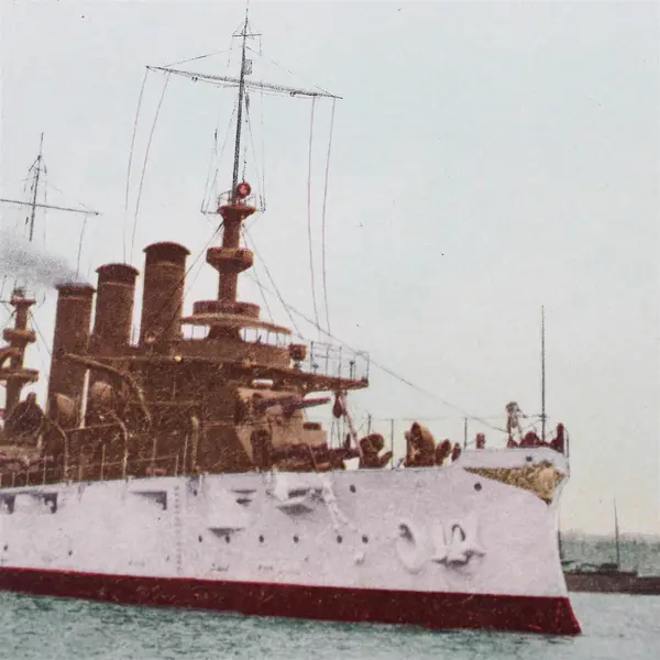 VTG Battleship Nebraska At Bremerton Navy Yard Washington Litho Postcard No 1060