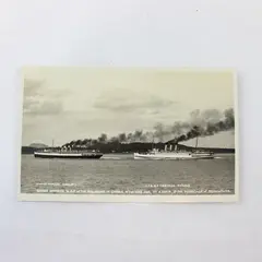 1909 Canadian Pacific Princess Charlotte Victoria RPPC Postcard Shaw & Co.
