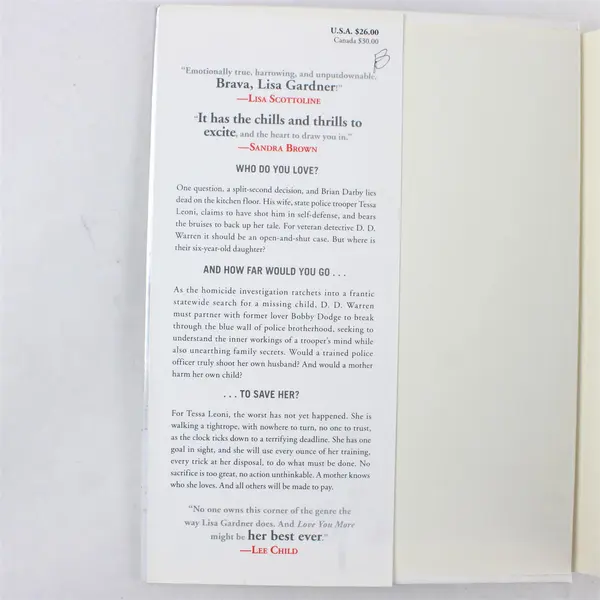 Love You More By Lisa Gardner (2011, Bantam, Hardcover With Dustcover, Novel)