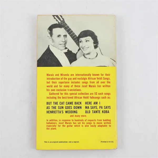 Vintage Songbook Marais & Miranda Folk Song Jamboree 1960 Paperback 