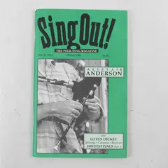 Vintage Sing Out! Folk Song Magazine Vol. 33 No. 2 Spring 1989 Good