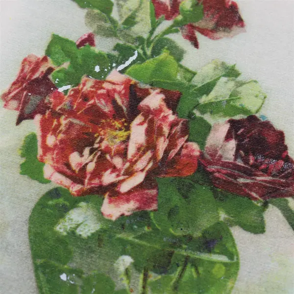 Vintage 1907 With Best New Year Wishes Rose Vase Postcard Hilts California DPO