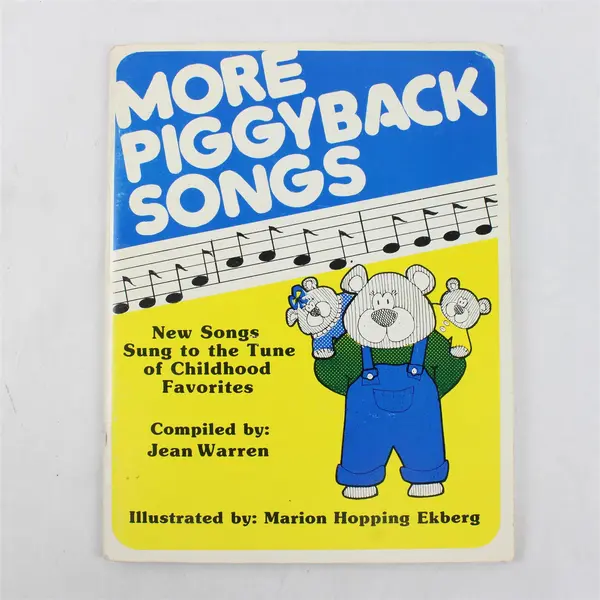 More Piggyback Songs Jean Warren Songs to the Tune of Favorites 1984 Paperback