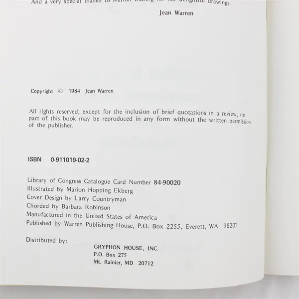 More Piggyback Songs Jean Warren Songs to the Tune of Favorites 1984 Paperback