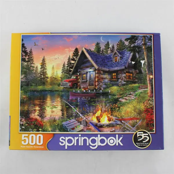 Springbok Sun Kissed Cabin 500 Pc Puzzle 2019 33-01595
