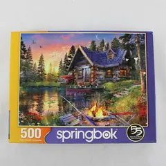 Springbok Sun Kissed Cabin 500 Pc Puzzle 2019 33-01595