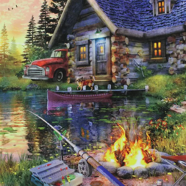 Springbok Sun Kissed Cabin 500 Pc Puzzle 2019 33-01595