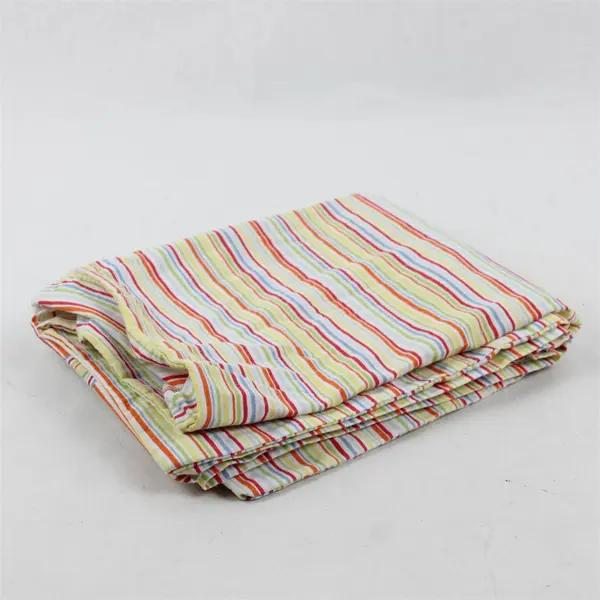 Mainstays Multicolor Striped Standard Pillowcase Cotton/Polyester 20" x 30"