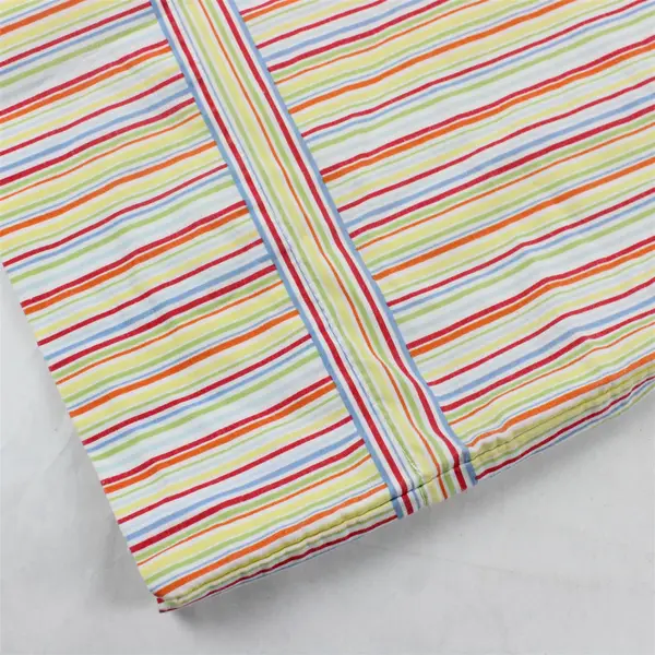 Mainstays Multicolor Striped Standard Pillowcase Cotton/Polyester 20" x 30"