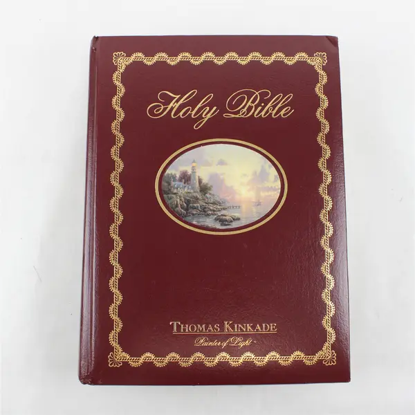 Thomas Kinkade Illustrated Holy Bible 1985 HC Family Reference Ed New KJV 