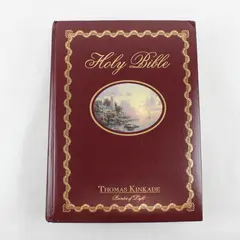 Thomas Kinkade Illustrated Holy Bible 1985 HC Family Reference Ed New KJV 