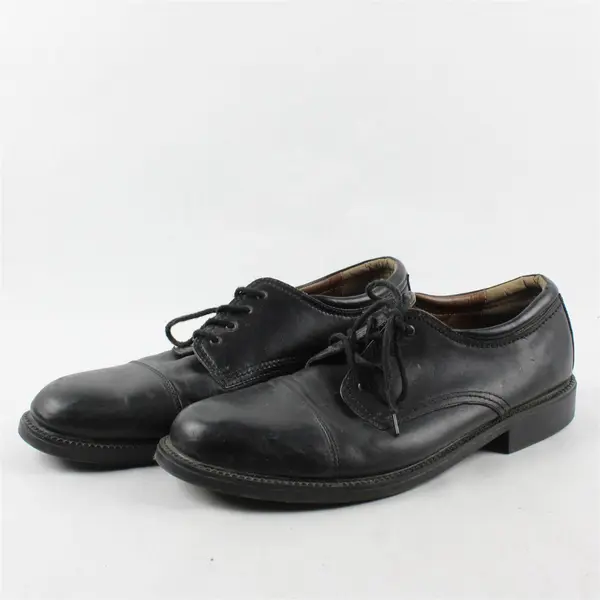Dockers Gordon Black Leather Cap Toe Derby Dress Casual Shoes 14M