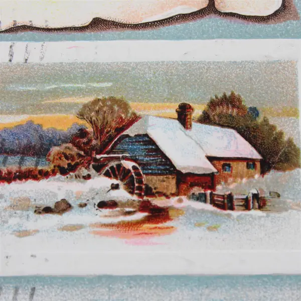 1910 Right Hearty Wishes For A Happy New Year Embossed Postcard