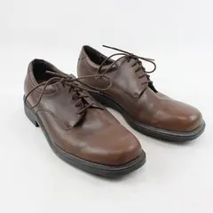 Rockport Brown Leather Derby Blucher Lace Up Dress Shoes Mens 12M
