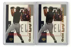 Garrett Anderson 1995 Gold Leaf Rookie Card Pair - Angels