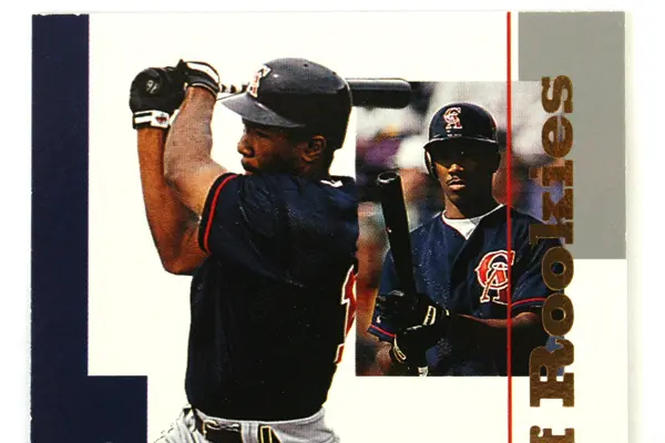 Garrett Anderson 1995 Gold Leaf Rookie Card Pair - Angels