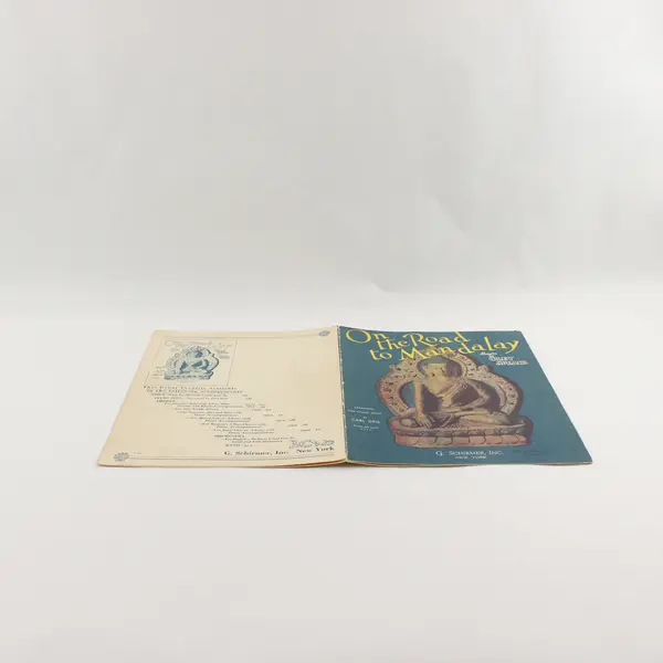 Vintage 1936 Sheet Music On the Road to Mandalay by Oley Speaks For Piano Solo