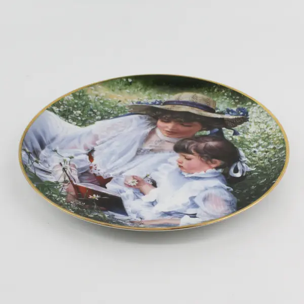 1985 L.E. Reco Collection Once Upon A Time Collectors Plate by Sandra Kuck