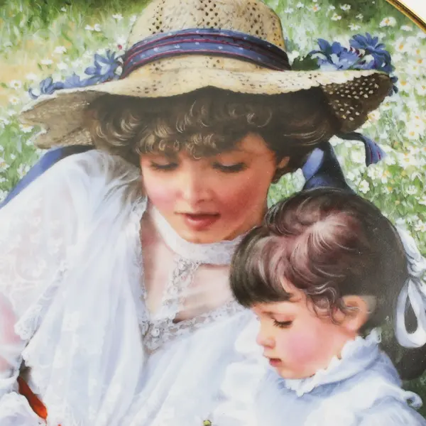 1985 L.E. Reco Collection Once Upon A Time Collectors Plate by Sandra Kuck