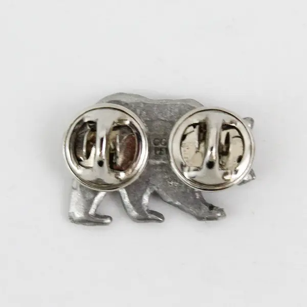 1985 C.G. Harris Pewter Bear Pin Tie Tack
