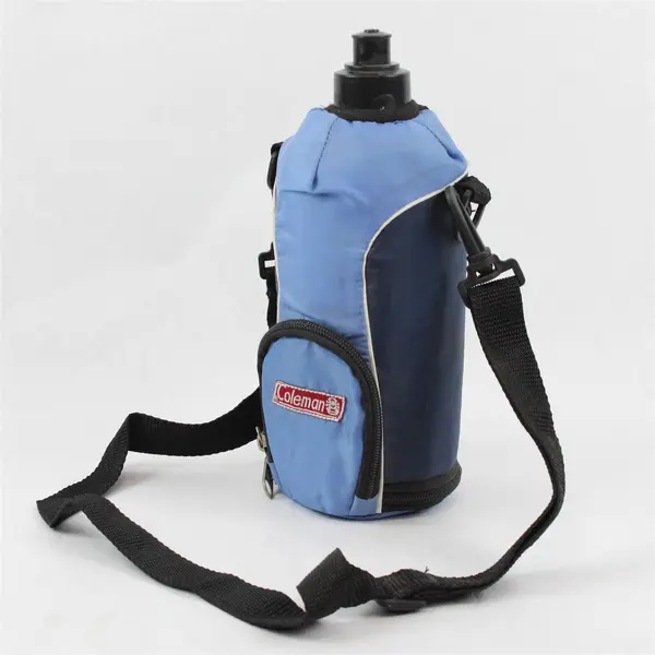 Coleman Insulated Canteen w/ Shoulder Strap Blue & Black Camping Hiking