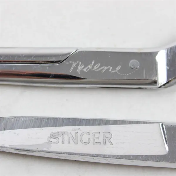 Lot of 2 Pair Nurse/Doctor Scissors 5.75in Medical First Aid Used