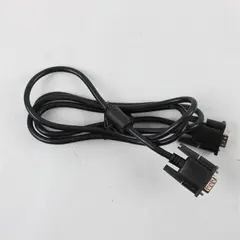 Black VGA Cable 5ft Male-to-Male Monitor Video Cable - Used