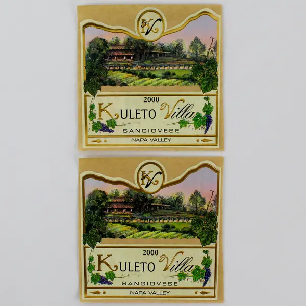 Lot of 32 Napa Valley California Fine Wine Labels 1987-2002 Unused