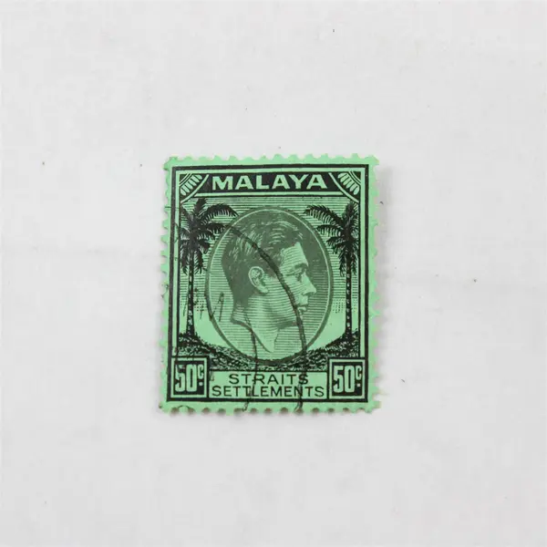 Lot Of 8 Straits Settlements King George VI Stamps Used Malaya