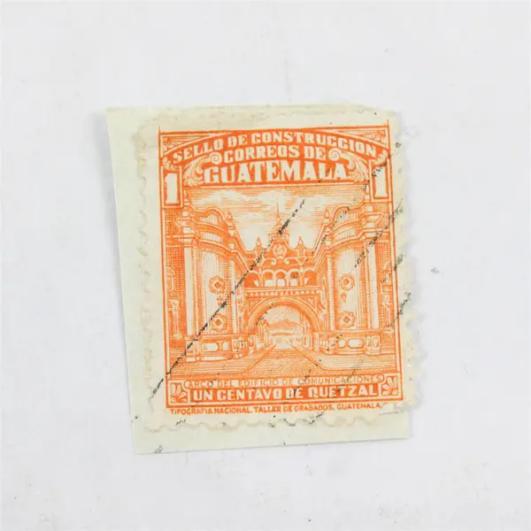 Lot Of 5 Guatemala Stamps Used Cut Square 1920s 1940s