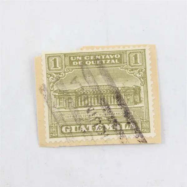 Lot Of 5 Guatemala Stamps Used Cut Square 1920s 1940s