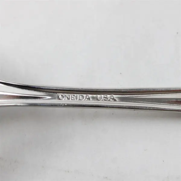 Lot of 2 Oneida Gala-Impulse Stainless Steel Oval Soup Spoons