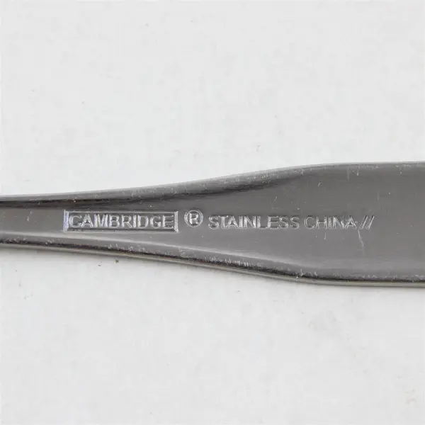 Lot of 5 Cambridge Silver Madison Pattern Stainless Steel Teaspoons 6" L 4" HDL