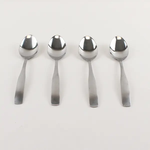 Lot of 4 Cambridge Silver Madison Pattern SS Oval Soup Spoons 7.5" 5" Handle
