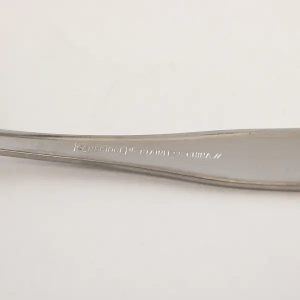 Lot of 8 Cambridge Silver Madison Pattern SS Oval Soup Spoons 7.5" 5" Handle